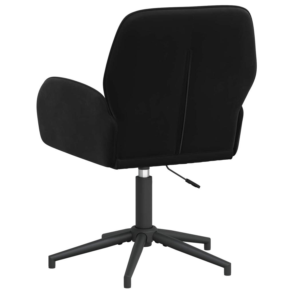 Swivel Chair 54 X 55 X 90 Cm Black Velvet