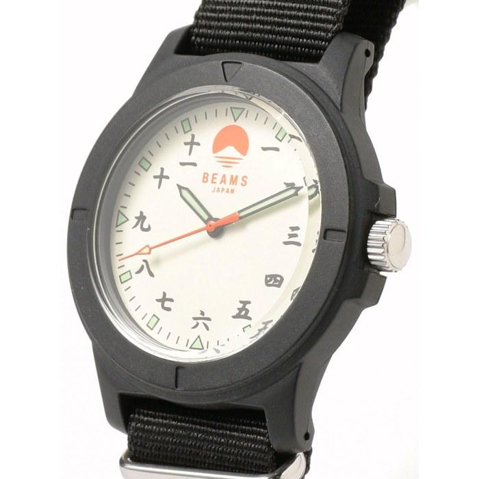 [Beams Japan] Watch BJ Arabic Numeral Watch SP BLACK FREE Black
