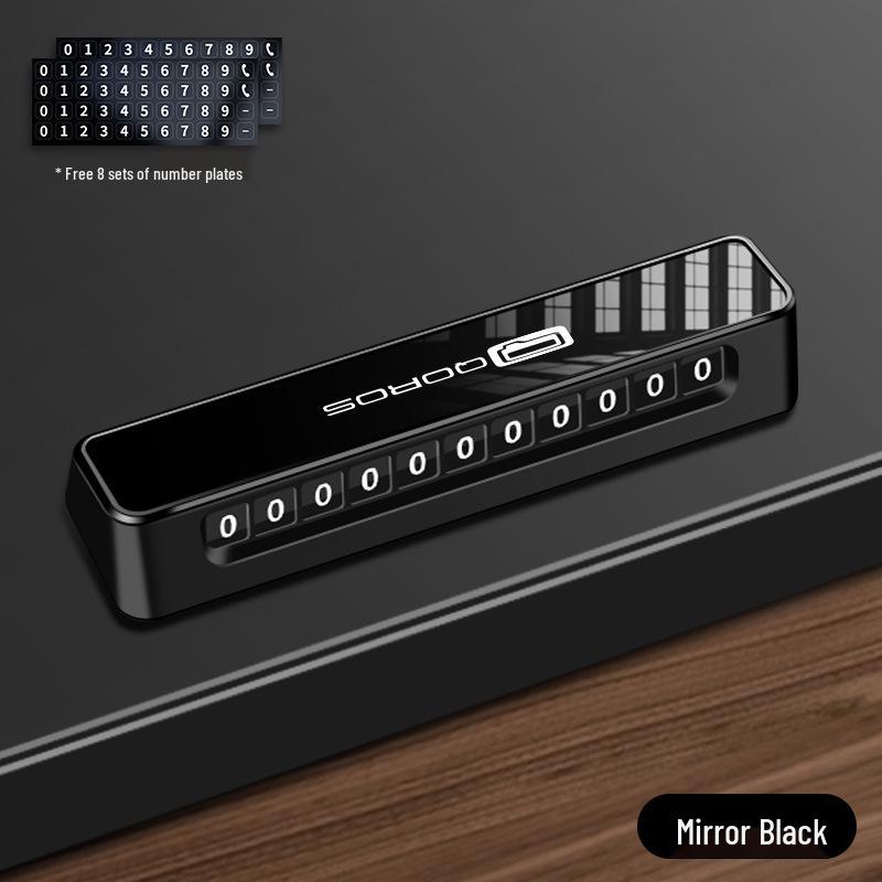 Qoros Temporary Parking Number Plate & Mobile Holder for Models 5/20, 7, and 3