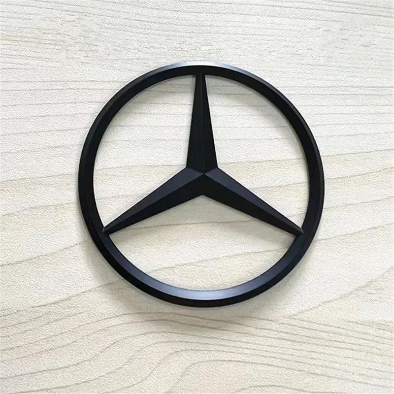 Naklejka Samochodowa 9cm ABS Naklejka na Tył Samochodu Naklejka z Emblematem Bagażnika dla Mercedes Benz S320 W164 W203 W204 W168 C180 E320 A200 CLA CLK CLS ML