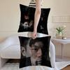Andy Lau Actor Cushion Cover Anti-Dustmite Pillowcase Invisible Zipper Silky Short Plush Sofa Cushion Cover