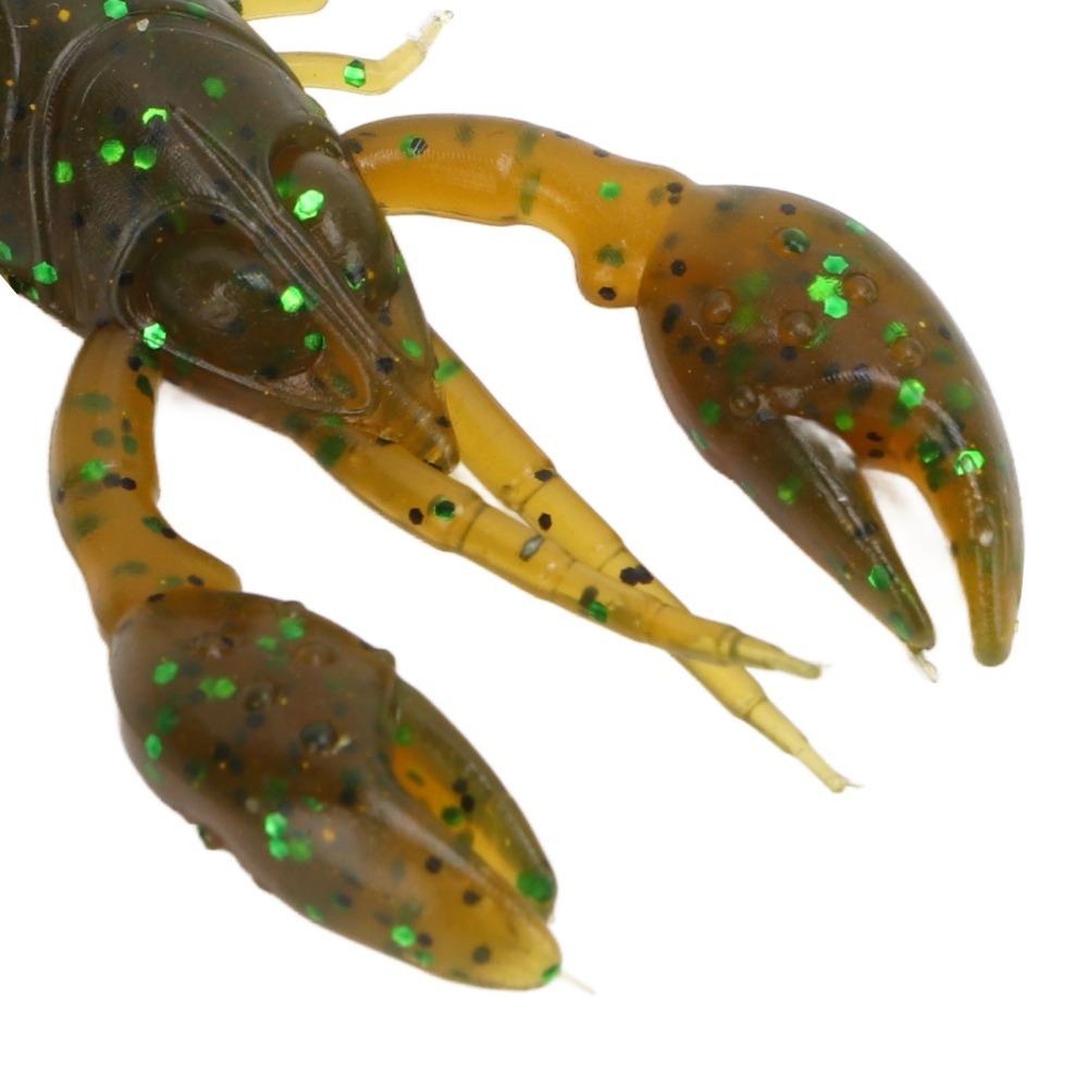 20PCS 5.5cm Fishing Lure Soft Artificial Lure Durable Crawdad Bait  Freshwater Fishing