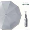 Umbrelă pliabilă automată cu dublă utilizare pentru bărbați: Rezistent la vânt, protecție la soare și ploaie, personalizabil