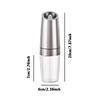 New 1pc/2pcs, Gravity Electric Salt And Pepper Grinder - Salt & Pepper Mill Sets With LED Light, One Hand Automatic Operation, Adjus