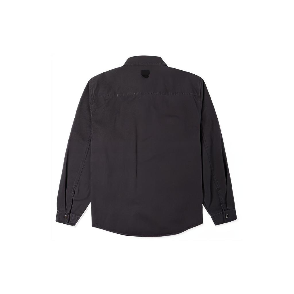 Converse Cozy Utility Woven Shirt Asia Sizing 'Black' Men's 10025053-A03