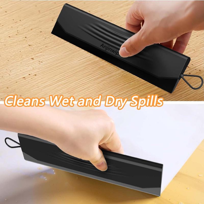 Non-Scratch Soft Silicone Handy Squeegee Kitchen Sink Countertop Squeegee Window Mirror Water Wiper Clean Scraping Film Scraper