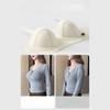 Women Big Breast Bras Solid Fashion Sexy Underweear Push Up Bras For Female Lingerie White Inner Tops Backless Girls Bras