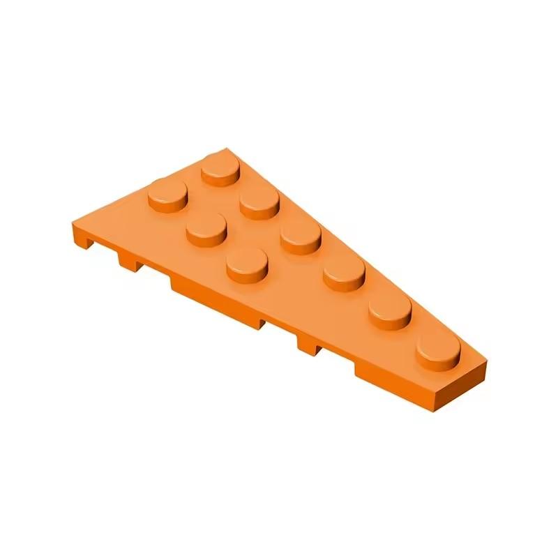 50pcs 54383 Wedge Plate 6 X 3 Right Bricks Collections Bulk Modular GBC Toys For Technical MOC DIY Building Block Compatible