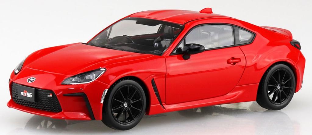 Aoshima Bunka Kyozaisha The Snap Kit Series Toyota GR86 Spark Red Plastic Model 1/32 No.21-A Color-coded