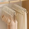 Multi-Layer Bra Hanger with 8 Hooks, Non-Slip Rotatable Closet Organizer for Lingerie, Camisoles and Tank Tops