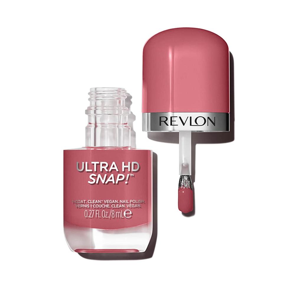 Revlon Ultra HD 032 Birthday Suit Quick Dry Quick Dry High Coloring No Base or Top Coat Nail Color Nail Polish REVLON 8ml Snap! Required!