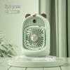 Mini Cartoon Desktop Air Cooler: USB-Powered Refrigeration & Humidifying Spray Fan