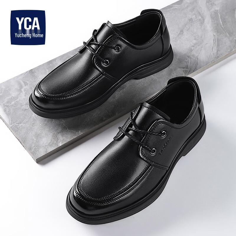 YCA Men s Slip-On Microfiber Leather Business Casual Shoes 42