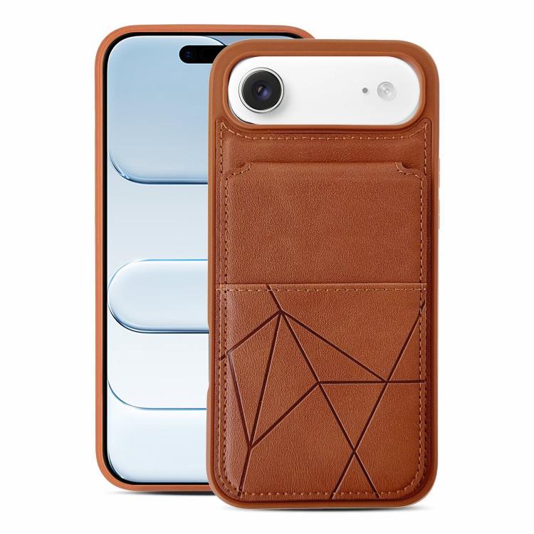 Multifunctional Vertical Flip Card Wallet Holder Vegan Leather Back Phone Case