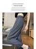 Women's Ice Silk Harem Pants: Summer 2025 High-Waist, Petite, Nine-Point, Casual Cigarette Style
