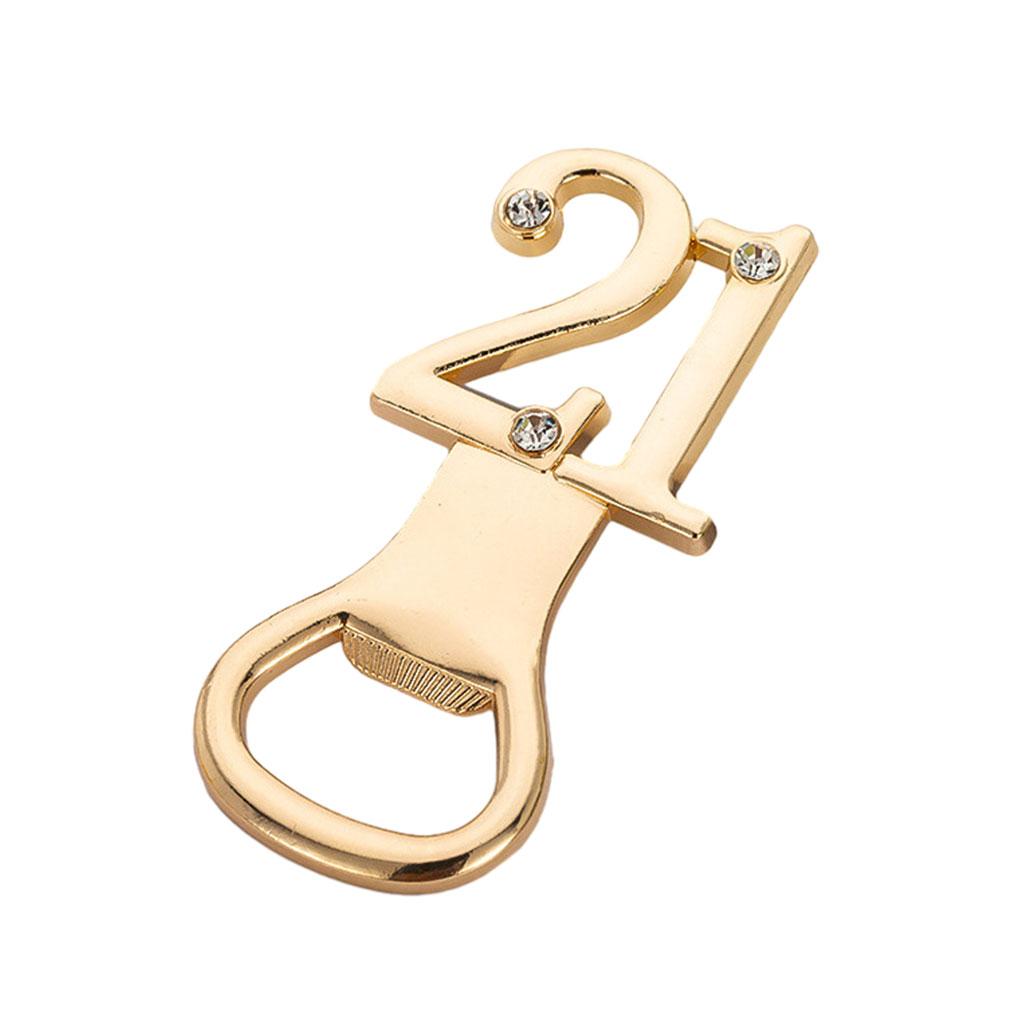 Breite Anwendung Goldene Zahl Flaschenöffner Für Jede Feier Einfach Und Sicher Zu Elegant Und Zart