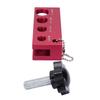 Spark Plug Gap Tool Aluminum Easy To Use Accurate for Most 10mm 12mm 14mm 16mm Spark Plugs Red