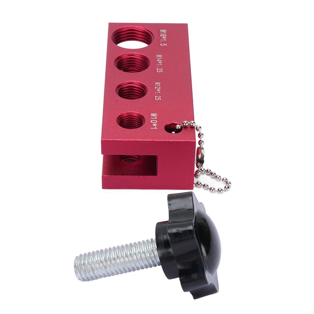 Spark Plug Gap Tool Aluminum Easy To Use Accurate for Most 10mm 12mm 14mm 16mm Spark Plugs Red