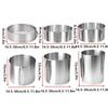 1Pcs Stainless Steel Telescopic Mousse Ring Circle Mold Rustproof Adjustable Mousse Cake Ring For Easy Release Baking Ring Tools
