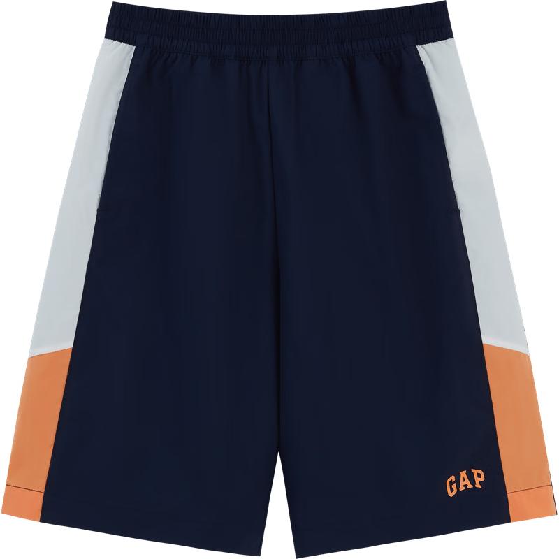 GAP Boys 2026 Summer Moisture-Wicking Logo Elastic Waist Shorts 150/63