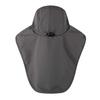 50+ Upf Outdoor Wide Brim Fishing Hat With Neck Flap, Dark Grey