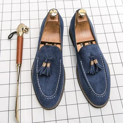 Liusu Lefu Schuhe für Herren: Leichte und atmungsaktive Wildleder-Slipper, geeignet für Freizeit- und Businesskleidung