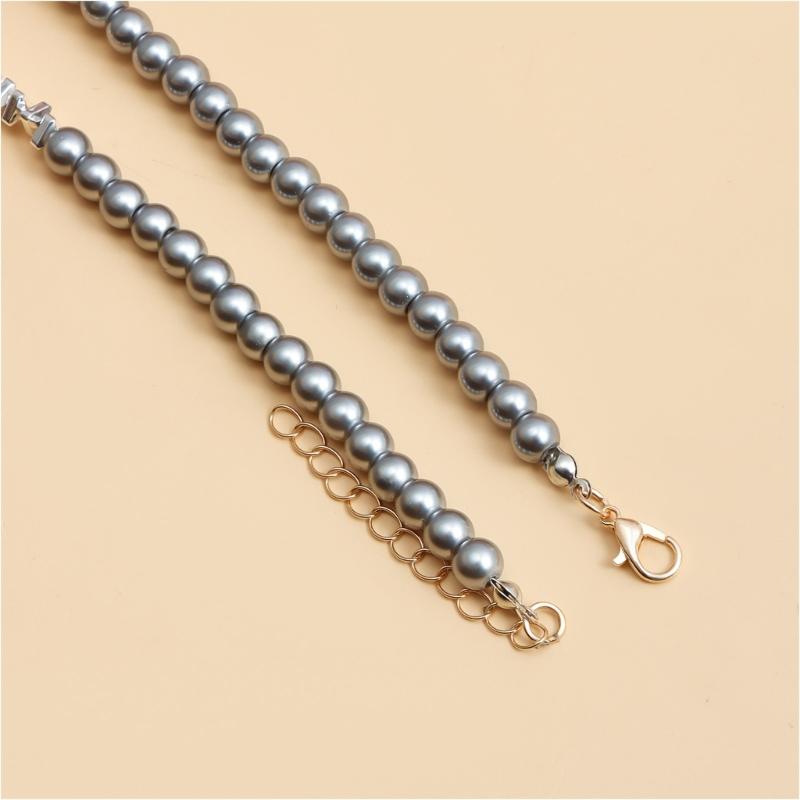 Handmade Neck Jewelry Elegant Beads ecklace Everyday Wear Necklace Neck Chain Youthful Women Accessories Alloy Texture