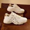 Kappa Retro Dad Shoes with Plush Insulation and Thick Sole for Increased Height and Anti Slip Casual Sports Shoes