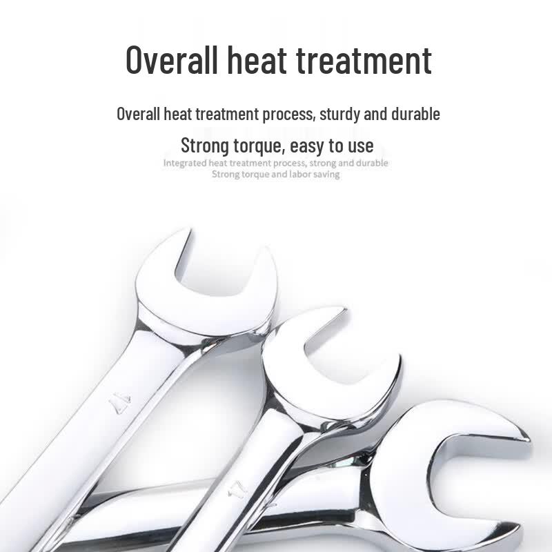 Shenran Fully Polished Double Open-End Wrench