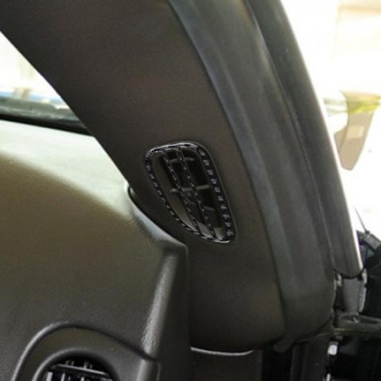 Carbon Fiber Interior Defogger Air Vent Cover For Chevrolet Corvette C6 05-13