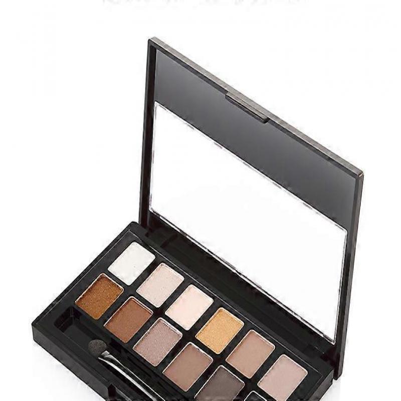 Die Nudes Lidschattenpalette Make-up, 12 pigmentierte matte Schimmer-Nuancen, Verblendbarer Puder