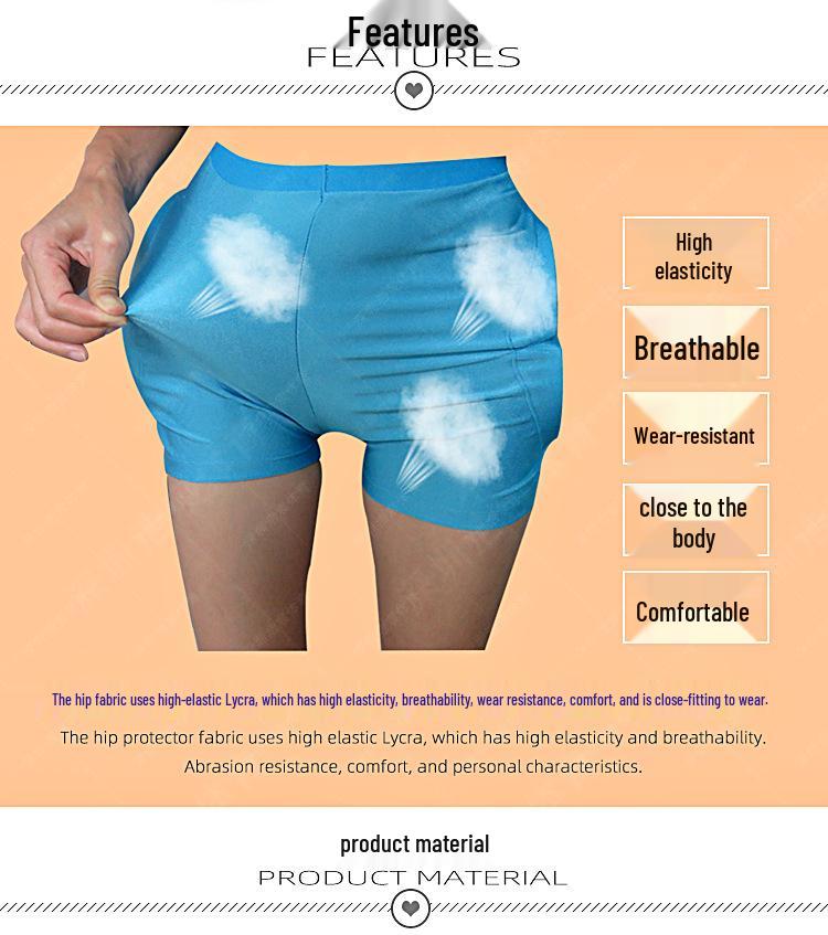 Kids' Lycra Elastic Ski & Skate Protective Shorts