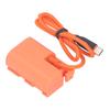 Decoded LP E6 Dummy Battery Type C to LP E6 Battery Replacement for 5D Mark IV 5D Mark IlI 5D Mark Ll 5D 5DSR 6D Mark