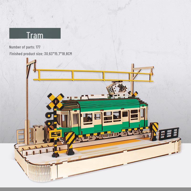 

3D деревянная головоломка-комплект для детей и взрослых - развивающая игрушка и подарок