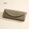 Colorful PU Leather Eyeglass Case For Prescription Reading Sunglasses Rigid Case Women Men Trendy Small Box Glasses Accessories