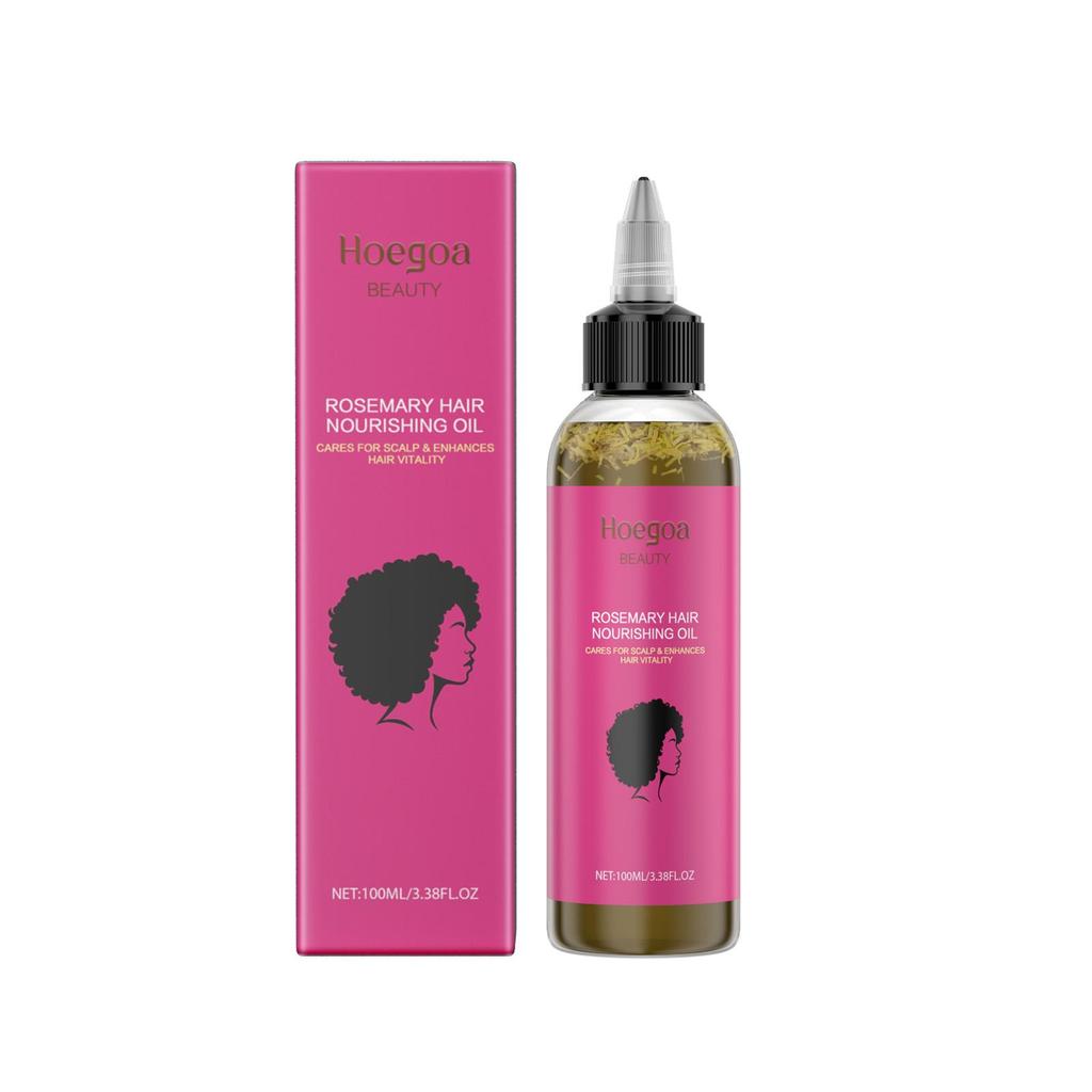 Hoegoa Olio Condizionante al Rosmarino Nutre, lenisce e liscia i capelli crespi per morbidezza e lucentezza.