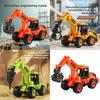 Engineering Toy Set For Boys With Inertia Construction Vehicles And Interactive Play For Kids