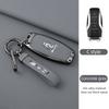 Genuine Leather Car Key Case Zinc Alloy Dedicated 2024 BYD Yuan PLUS Honor Edition 24 Year BYD Yuan UP/Pro Key Fob Cover Chain