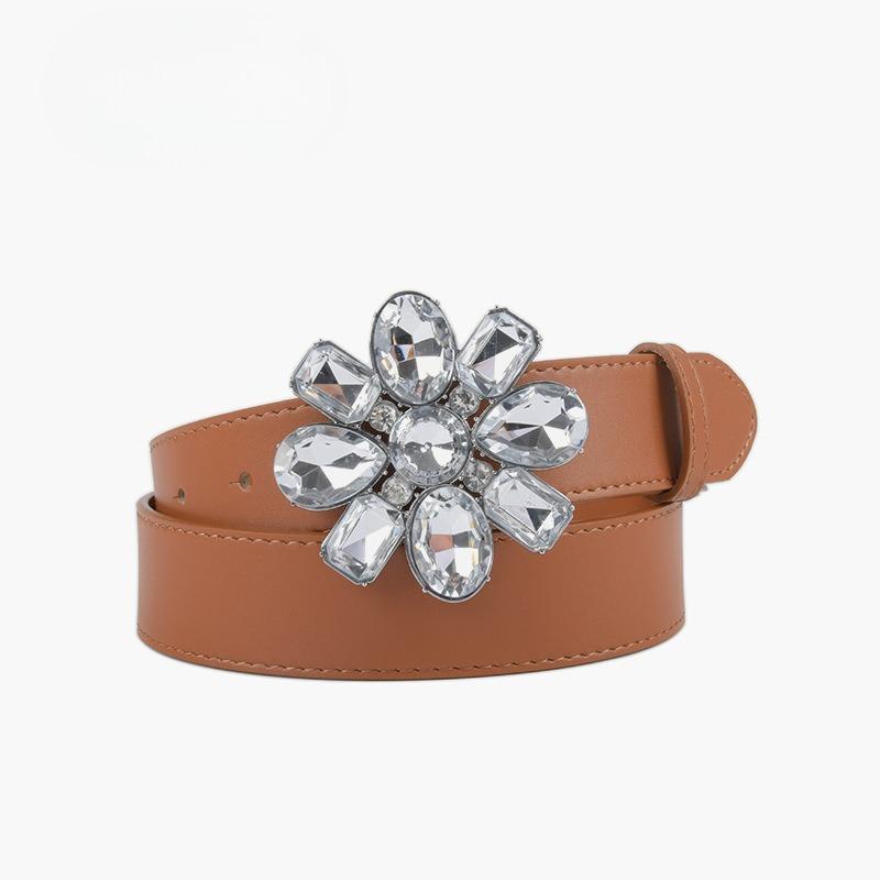 

Wide Version of Genuine Leather Women s Belt Belt for Women s Personality Korean Version of Versatile High-end Decorative Suit Sweater Waist 100cm