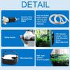 Filtro Esterno a Bombola per Acquario 650LPH per Filtrazione Acquario Aqua con Tubi di Ingresso Uscita Pet 9.3W