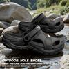 Men'S Outdoor EVA Hole Shoes Slip-On, Anti-Slip, All-Season Comfortable Sandals for Beach, Poolside, Office & Casual Wear