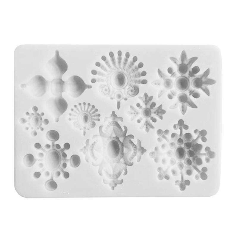652F Fondant Silicone Mould for Sugar Craft Cupcake Jewelries Polymer Clay