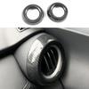 Carbon Fiber Front Side Air Outlet Vent Cover Trim For Nissan Kicks 2017-