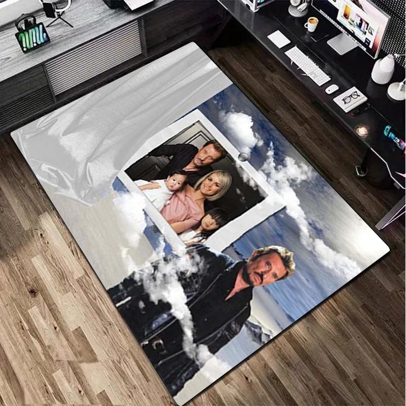 1Pc Johnny Print Rug - home decoration Carpet For Living Room Bedroom Flooring Computer Chair Area Rug