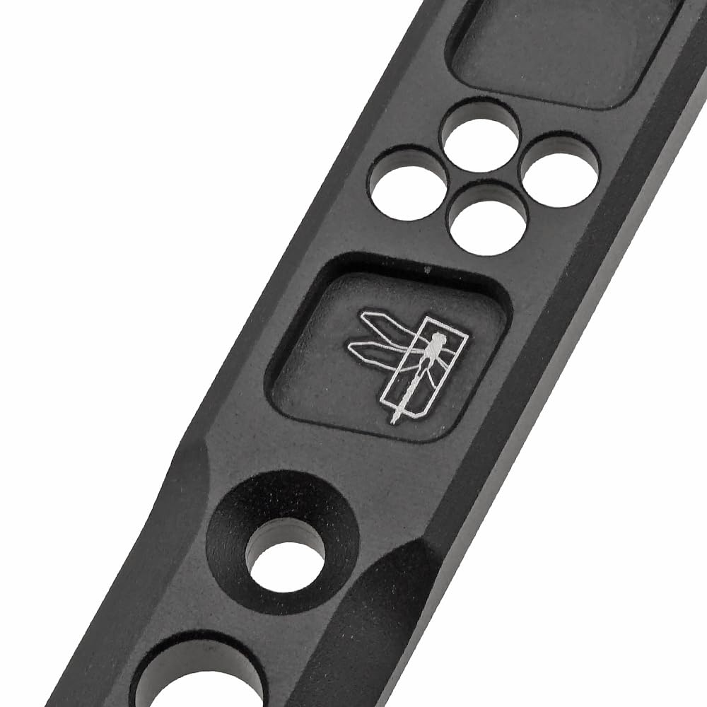 Ryohin Buhin M-LOK Compatible In-Line Light Mount for SF M300/M600 Mod Lights, Black with Engraving (HSP Thorntail2 SBR Replica)