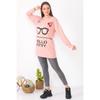 Character Printed Women's Tunic Sweatshirt