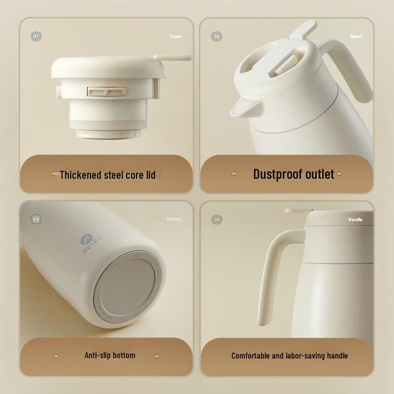 Wushengwu 316 Stainless Steel Insulated Kettle