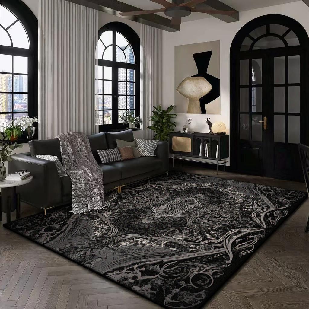 Large Modern Area Rug for Living Room Home Office Plush Non-Slip Floor Mat Machine Washable
