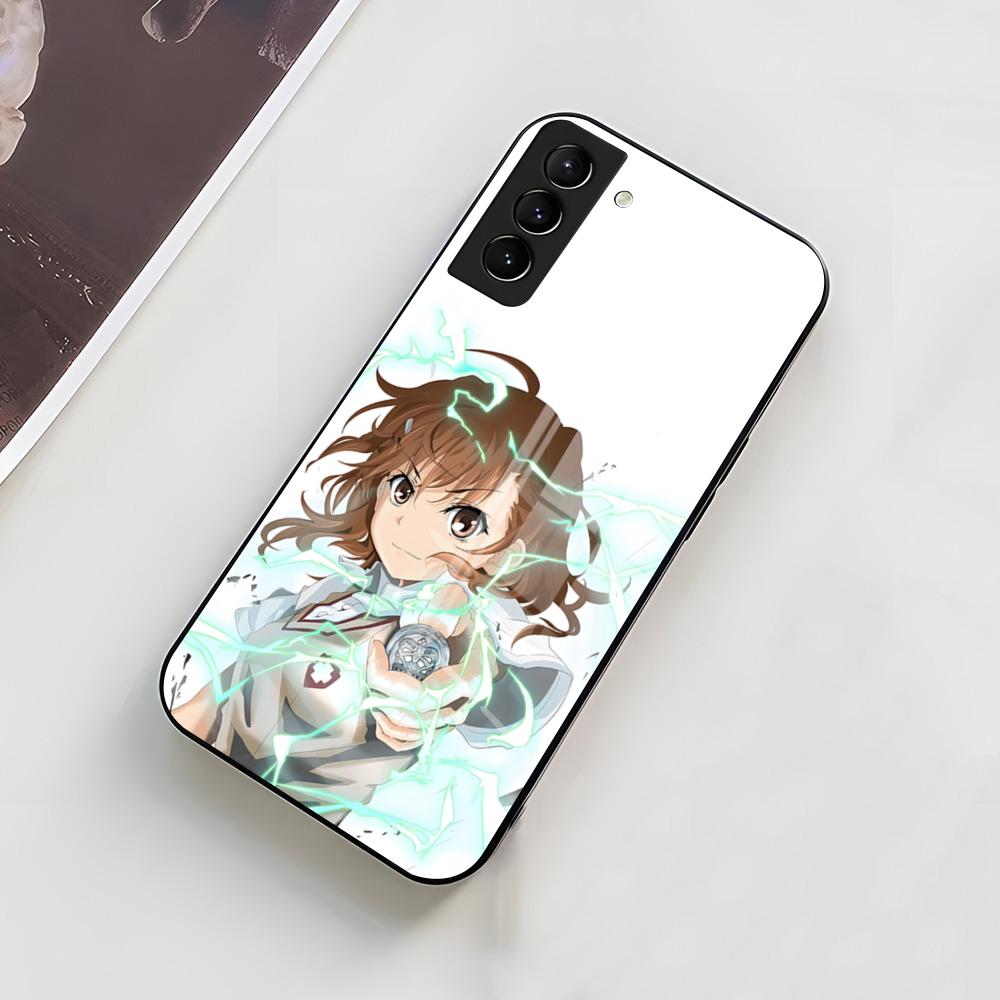 

Scientific Railgun Misaka Mikoto Phone Case For Samsung A56 A36 A26 A16 A15 A25 A35 A55 A14 A34 A24 A54 Glass Case Samsung A13 5G