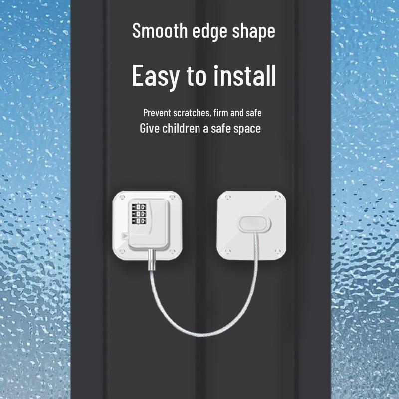 Multifunctional Child Safety Lock for Windows, Drawers, and Refrigerators